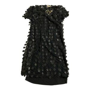 Michael Kors Black Eyelet Mini Dress Womens Size 2 NWT $250 MSRP